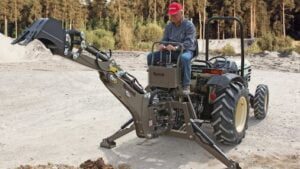 Fixed Tractor Backhoe