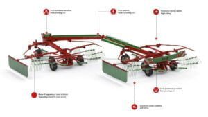 ENODUO TRACER 7802 Double rotary rakes