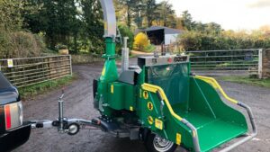 turntable woodchipper